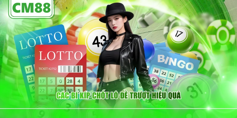 Các bí kíp chốt lô đề trượt hiệu quả